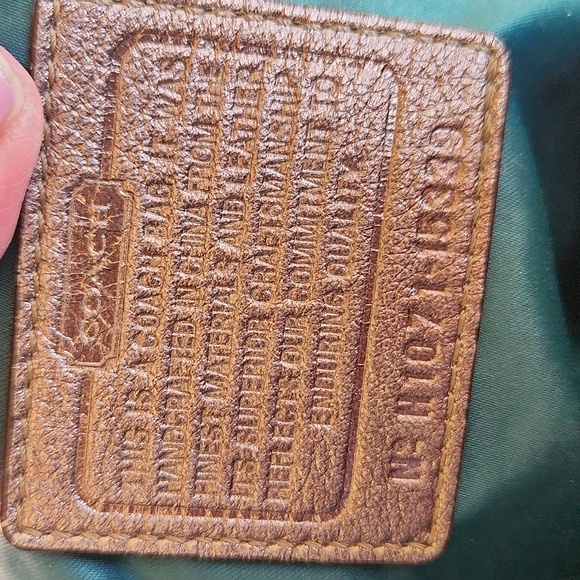 Coach Kristin Metallic Leather Bag Purse Pewter - Picture 10 of 17